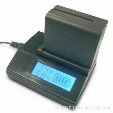 Smart/Quick Camera Battery Charger, Designed for High Power Li-ion Battery